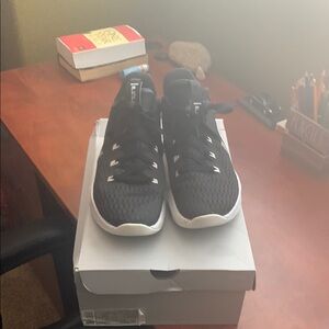 Black and White Athletic Shoes